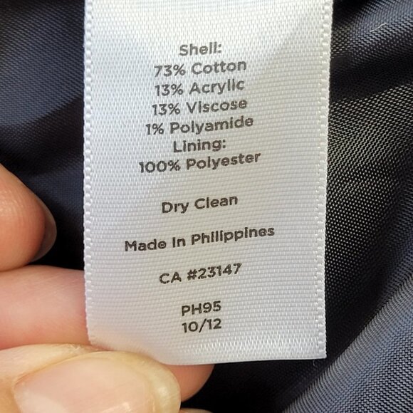 Talbots petites woman’s multicolored cotton blend pencil skirt size 12P - Picture 9 of 11